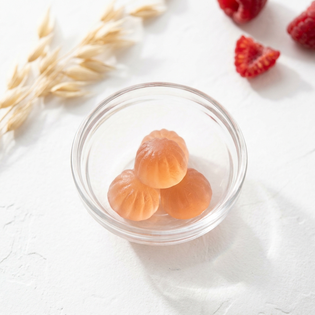 Unbranded presentation of Midi Daily Fiber + Gummy