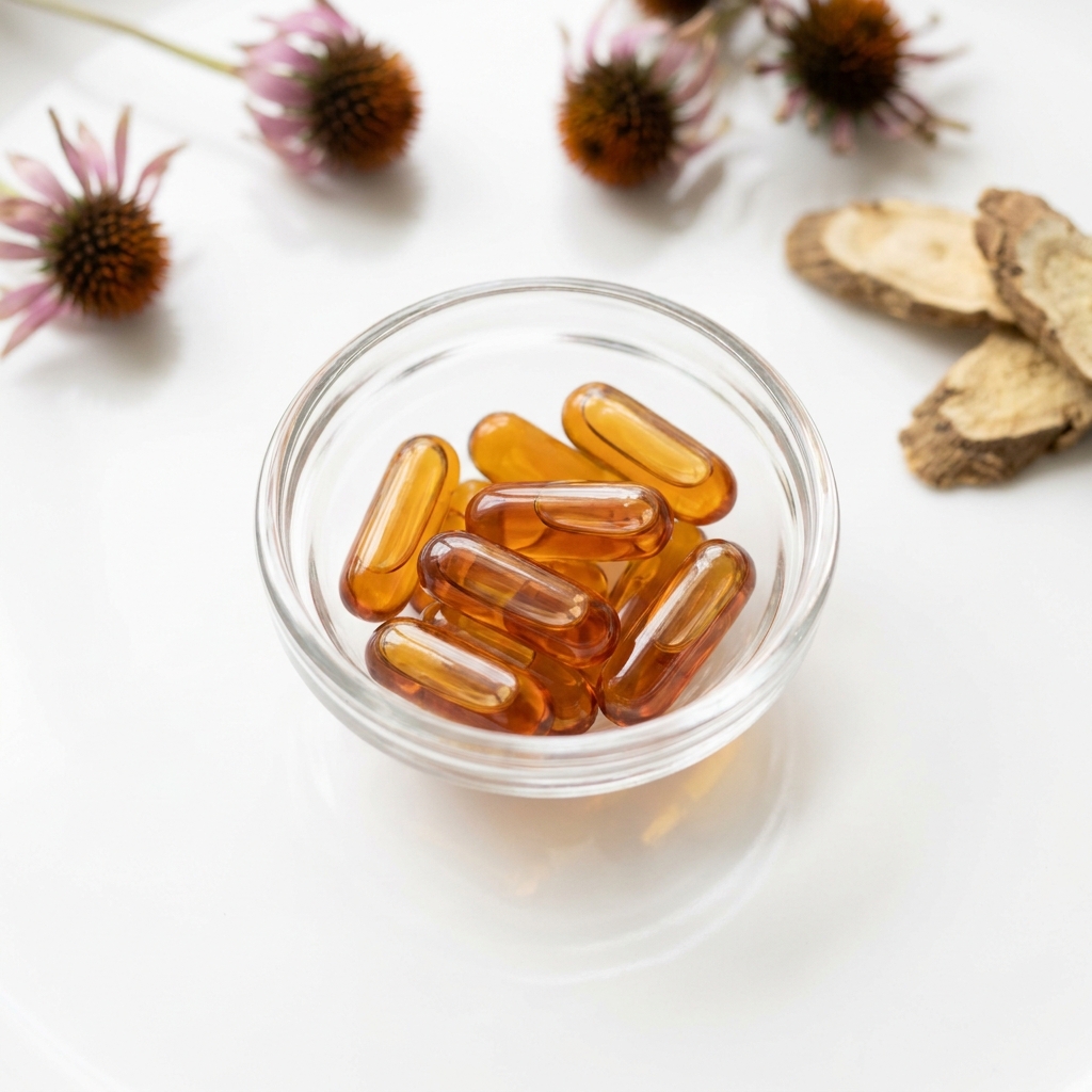 Unbranded presentation of Gaia Herbs Echinacea Goldenseal Supplement