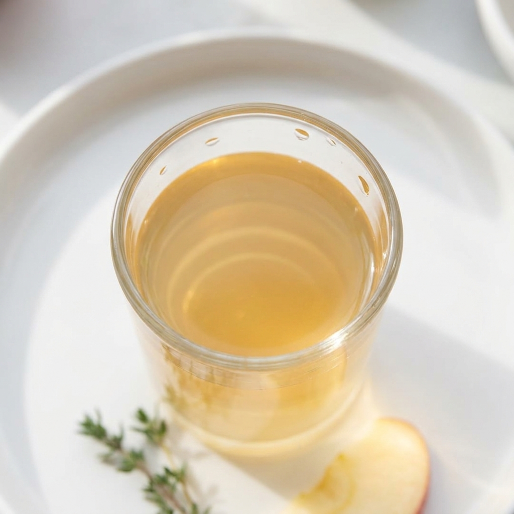 Unbranded presentation of Apple Cider Vinegar Morning Elixir
