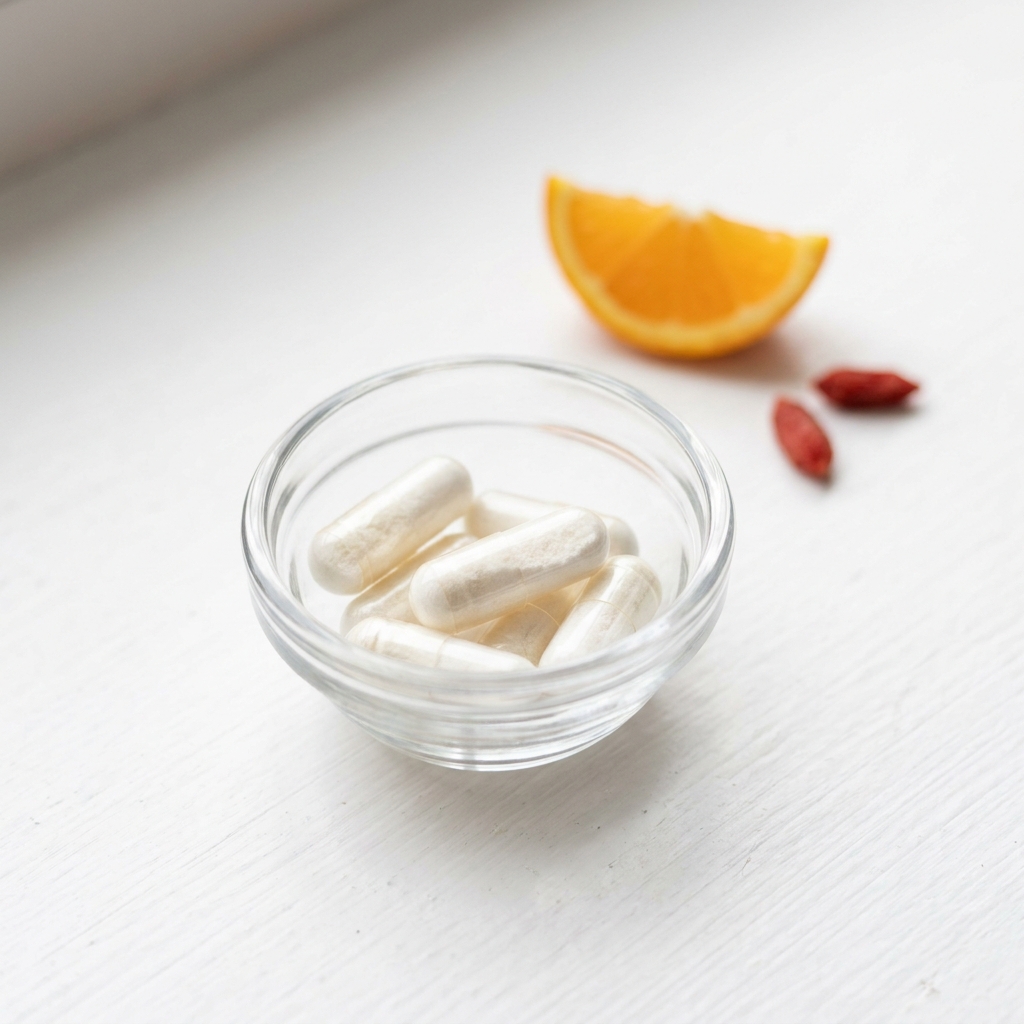 Unbranded presentation of Vitamin C (Ascorbic Acid)