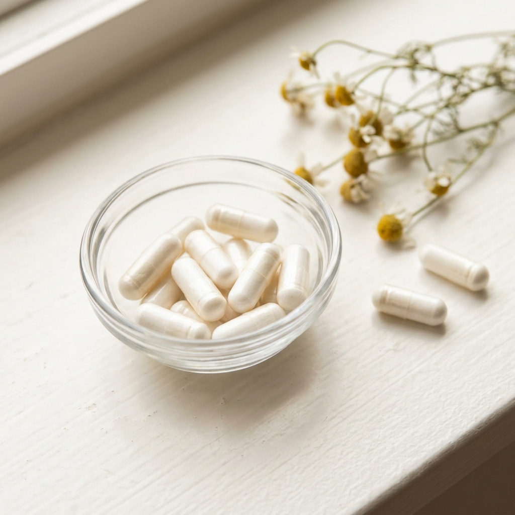 Unbranded presentation of Magnesium Glycinate Supplement Support