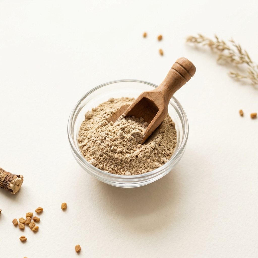 Unbranded presentation of Hormonal Balance Supplement: Chicory, Shatavari, and Fenugreek