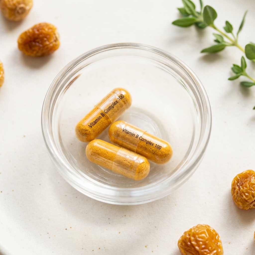 Unbranded presentation of Vitamin B Complex 100