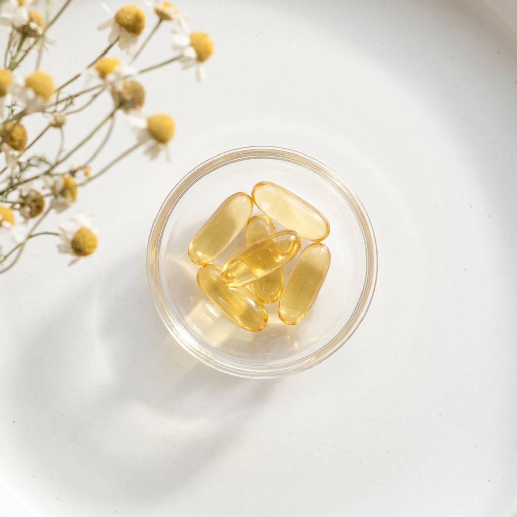Unbranded presentation of Vitamin D Supplement for Hormonal Health