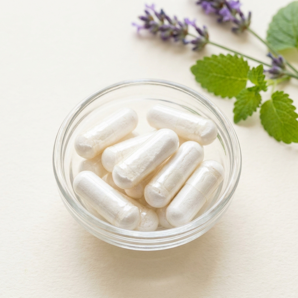 Unbranded presentation of Magnesium Glycinate Supplement Support