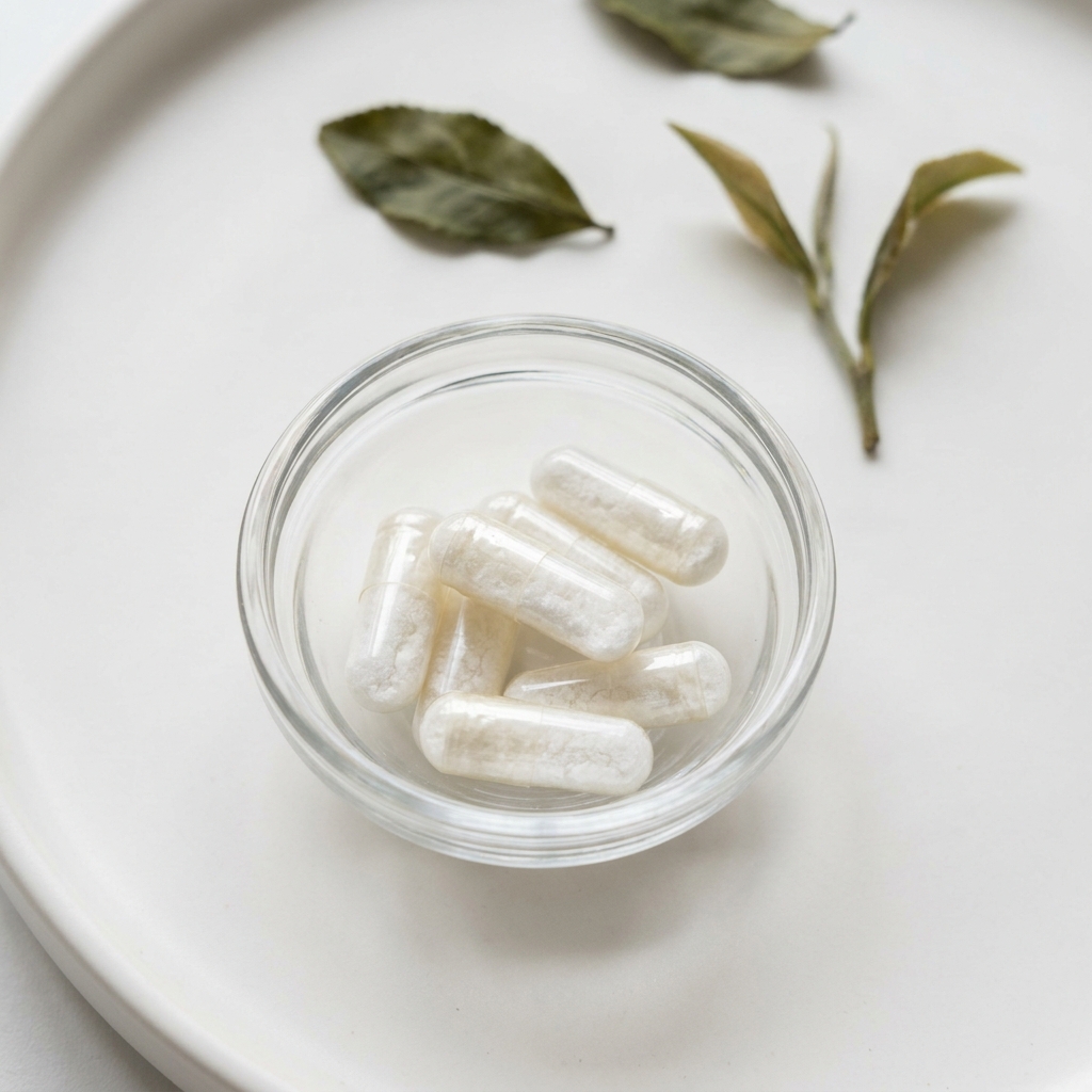 Unbranded presentation of L-Theanine Supplementation