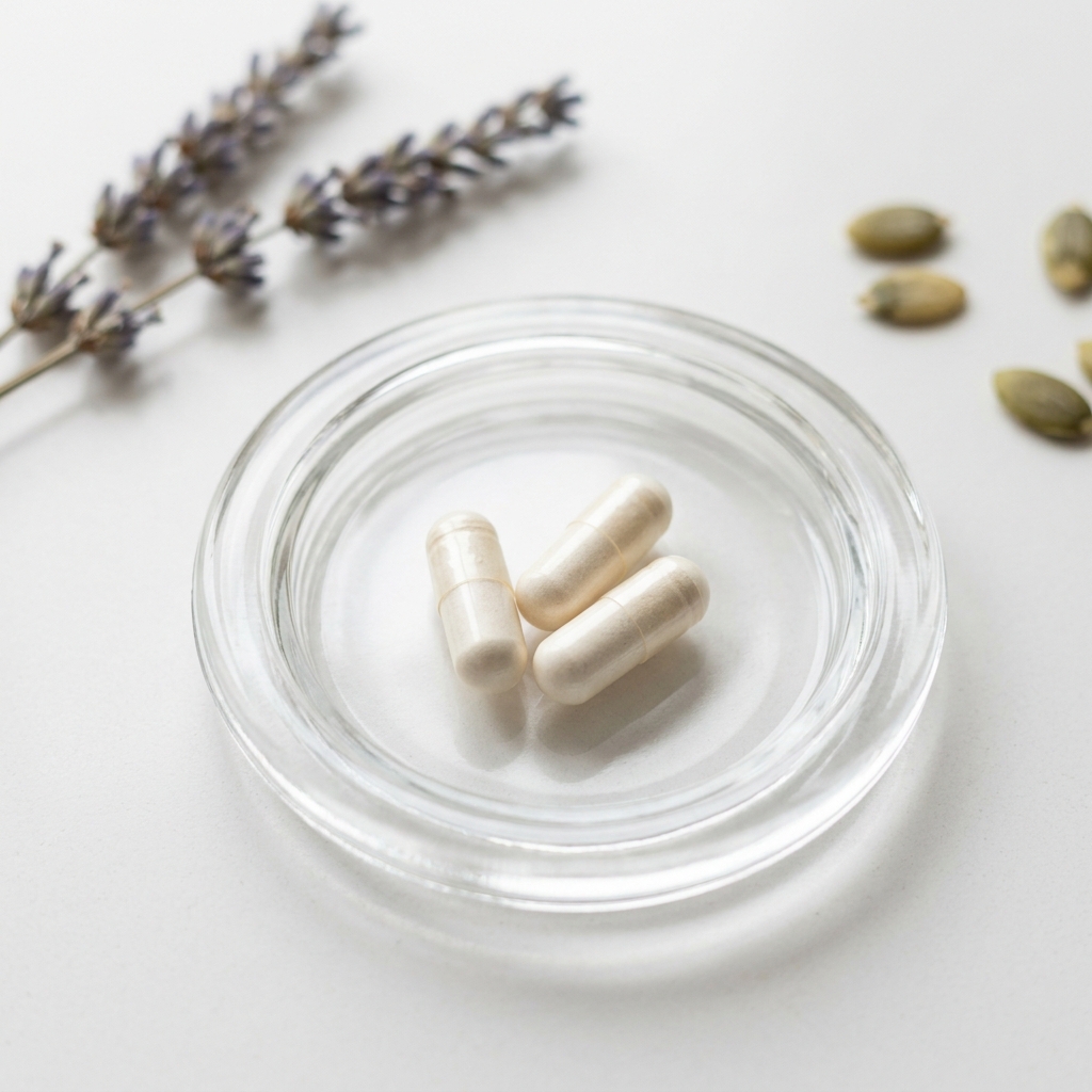 Unbranded presentation of Zinc and Magnesium Hormone Support Supplement