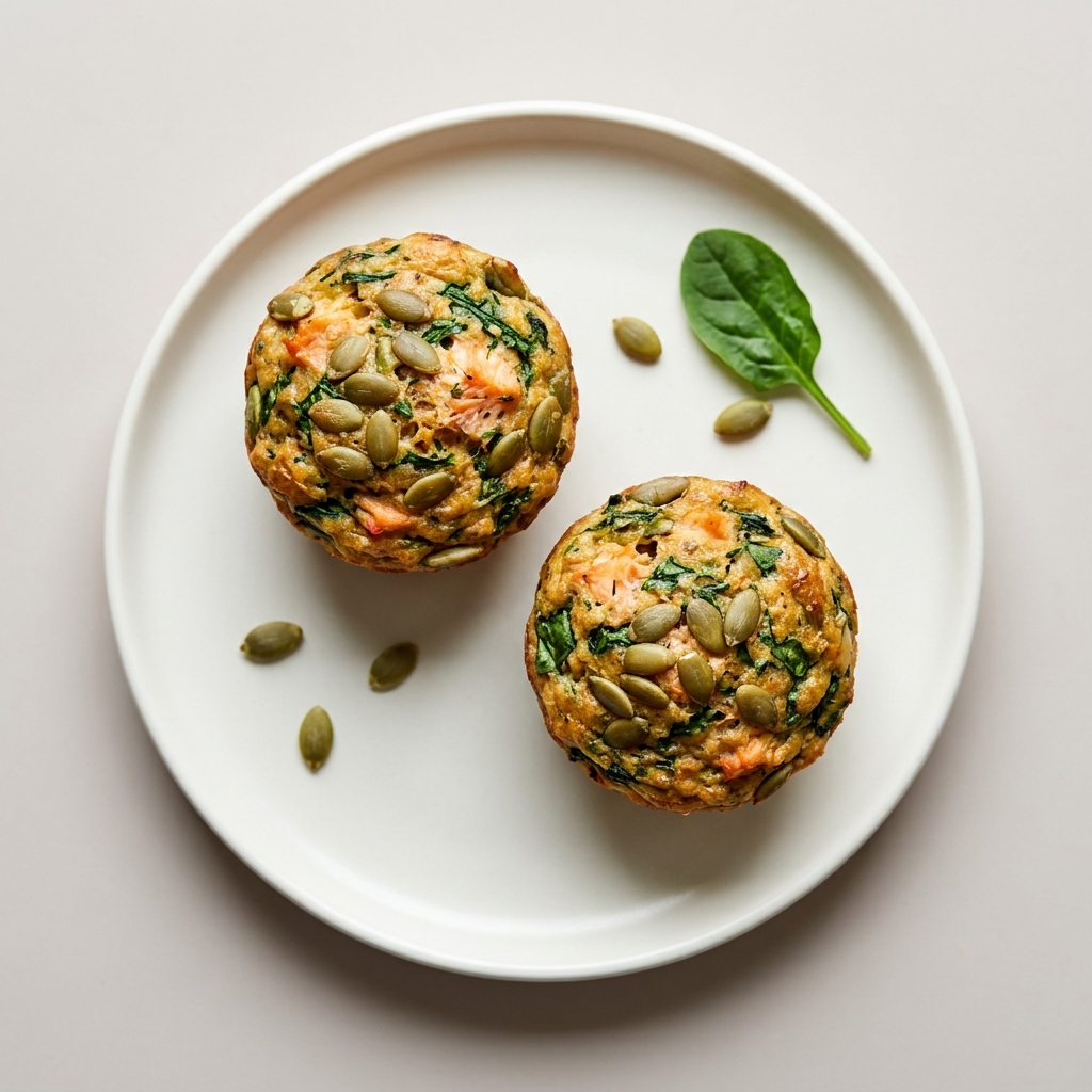 Make-Ahead Savory Salmon and Seed Bites, prepared as a finished Lila recipe