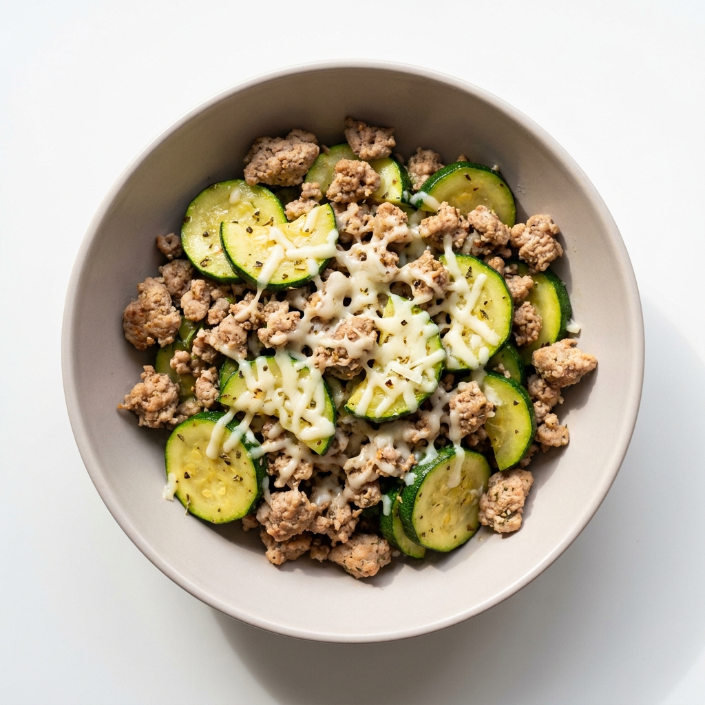 Nourishing Turkey and Zucchini Skillet, prepared as a finished Lila recipe