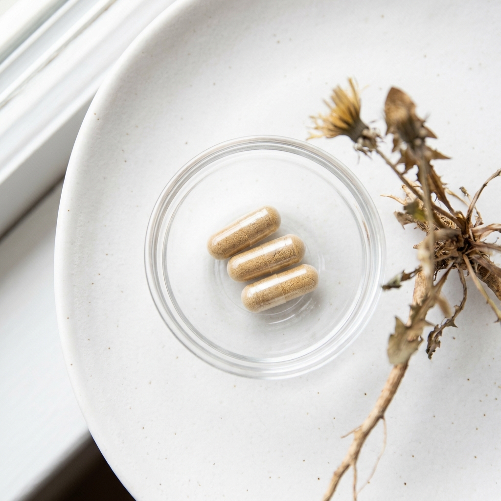 Unbranded presentation of Liver Support Supplement for Hormonal Health