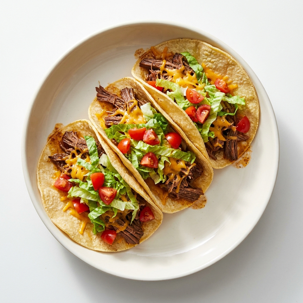 Slow-Cooker Shredded Beef Tacos, prepared as a finished Lila recipe