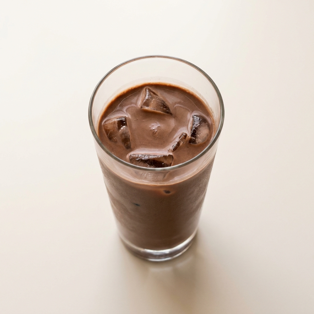 Aloha Chocolate Protein Shake, prepared as a finished Lila recipe