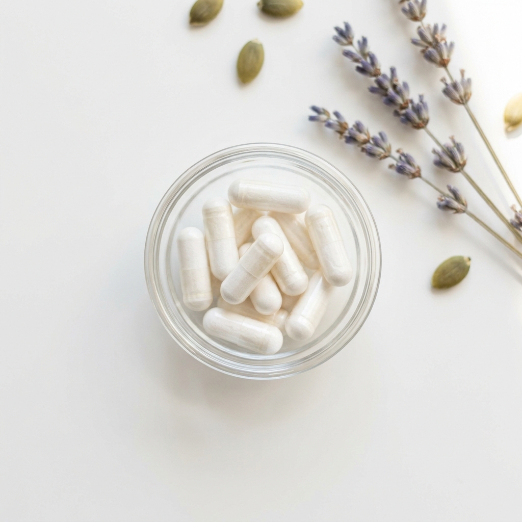 Unbranded presentation of Magnesium Glycinate Supplement Support