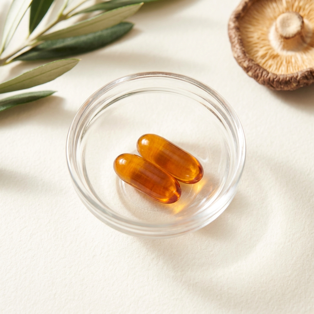 Unbranded presentation of Vitamin D3 And K2 Supplement