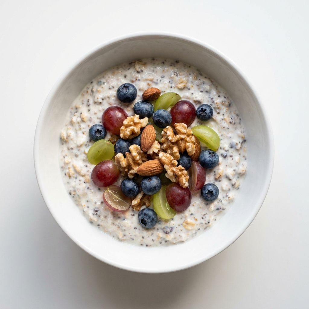 Protein-Packed Yogurt Berry Muesli Bowl, prepared as a finished Lila recipe