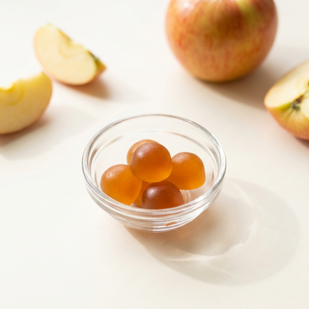 Unbranded presentation of Apple Cider Vinegar Gummy Supplement