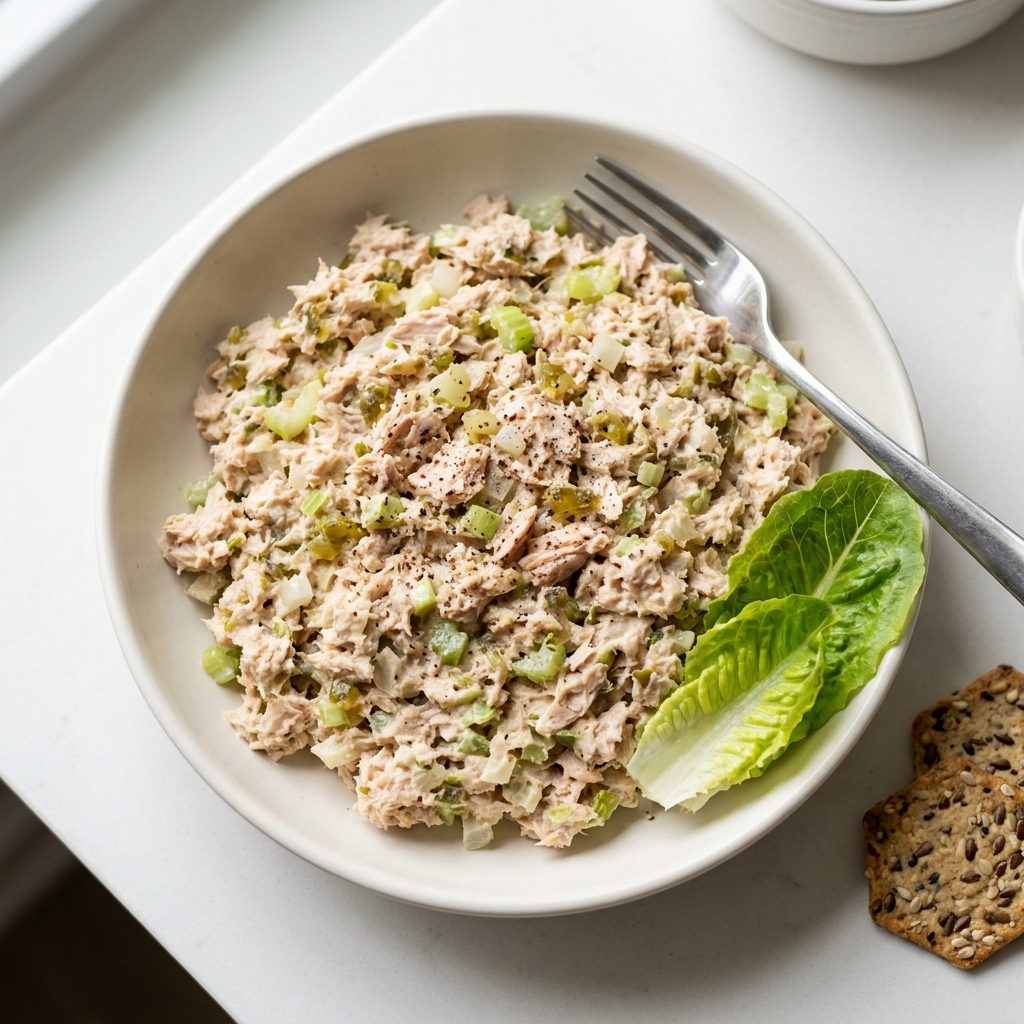 Classic Dairy-Free Tuna Salad Prep, prepared as a finished Lila recipe