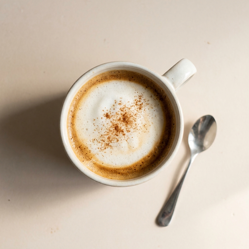 Warm Vanilla Collagen Coffee Latte, prepared as a finished Lila recipe