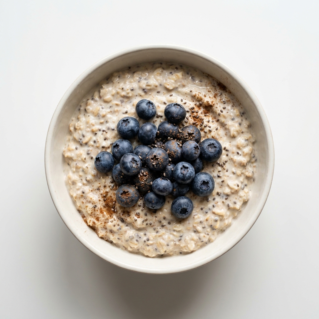 High Protein Greek Yogurt Overnight Oats, prepared as a finished Lila recipe