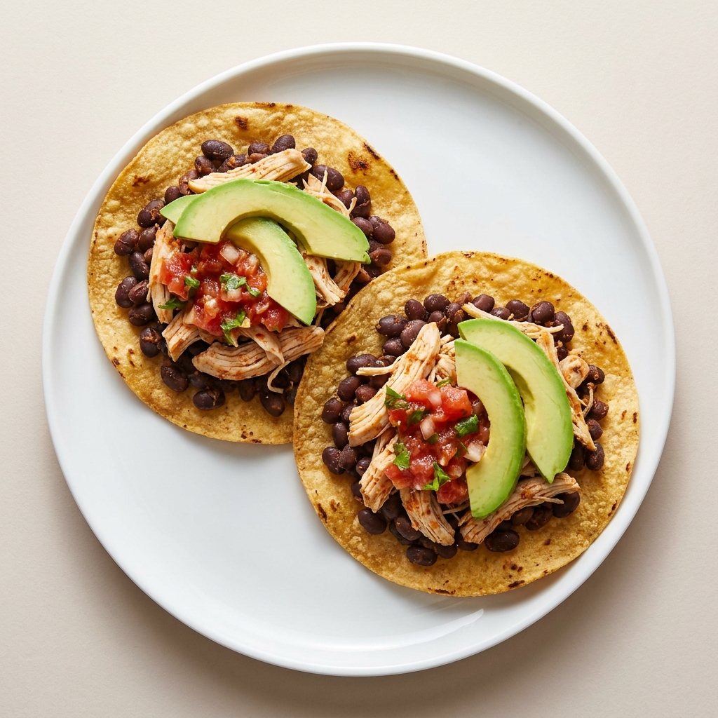 Crispy High-Protein Chicken Tostadas, prepared as a finished Lila recipe