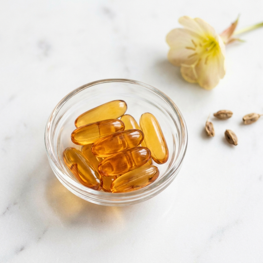 Unbranded presentation of Evening Primrose Oil Supplement