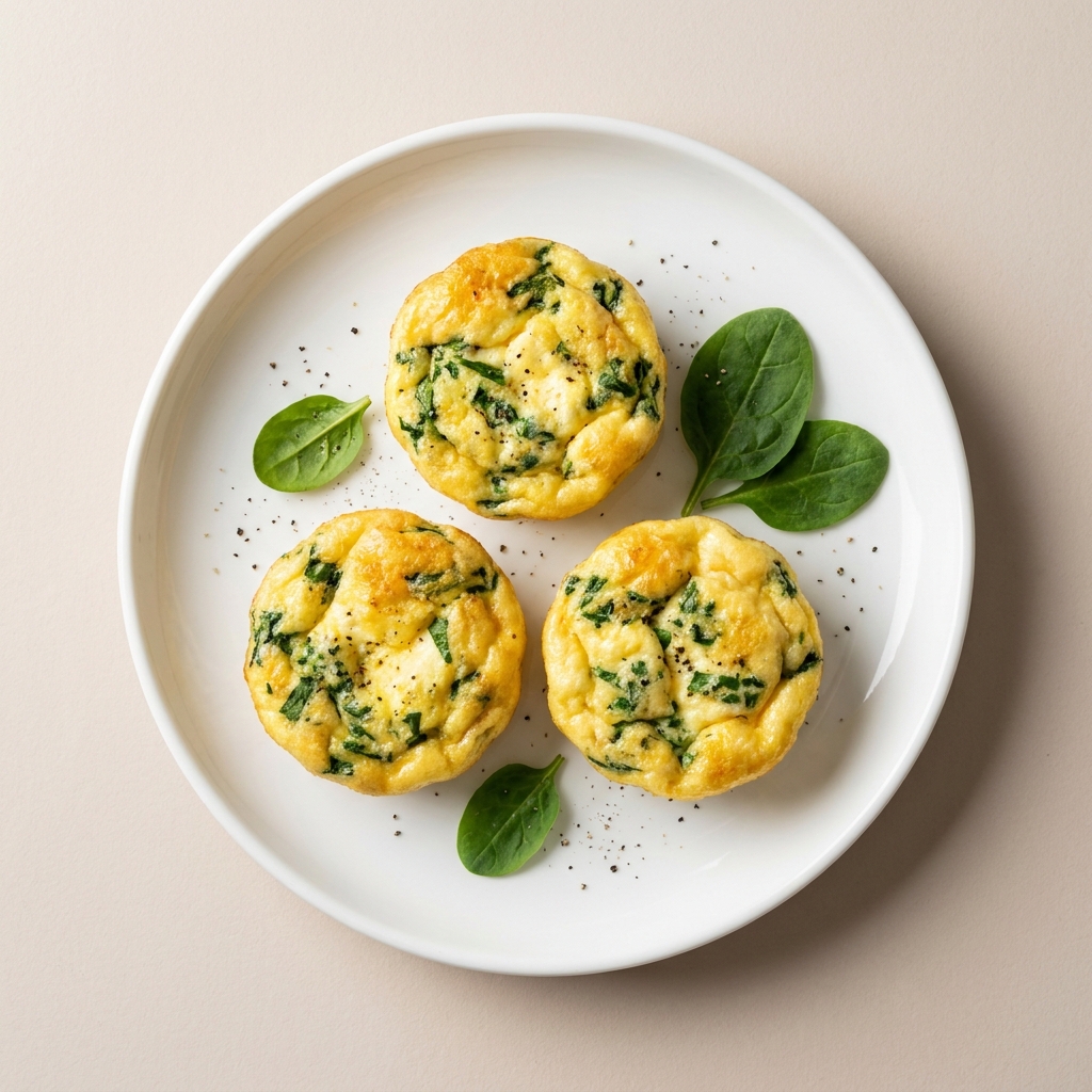 High Protein Cottage Cheese Egg Bites, prepared as a finished Lila recipe