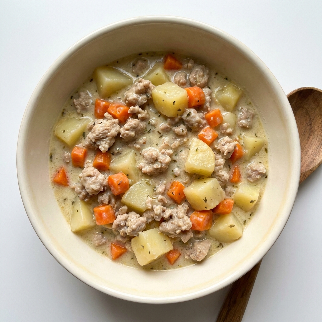 Creamy Turkey and Potato Comfort Skillet, prepared as a finished Lila recipe