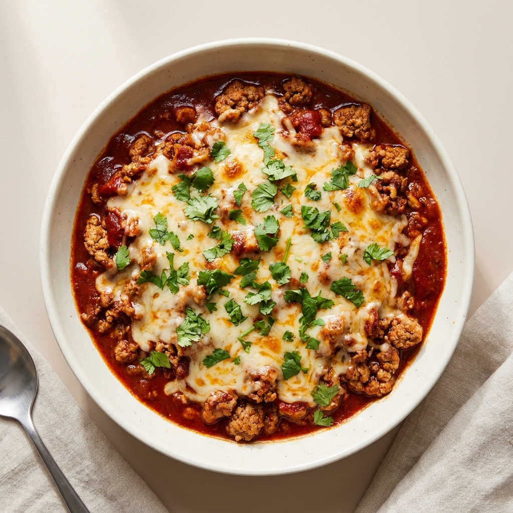 Mexican Enchilada Turkey Skillet, prepared as a finished Lila recipe
