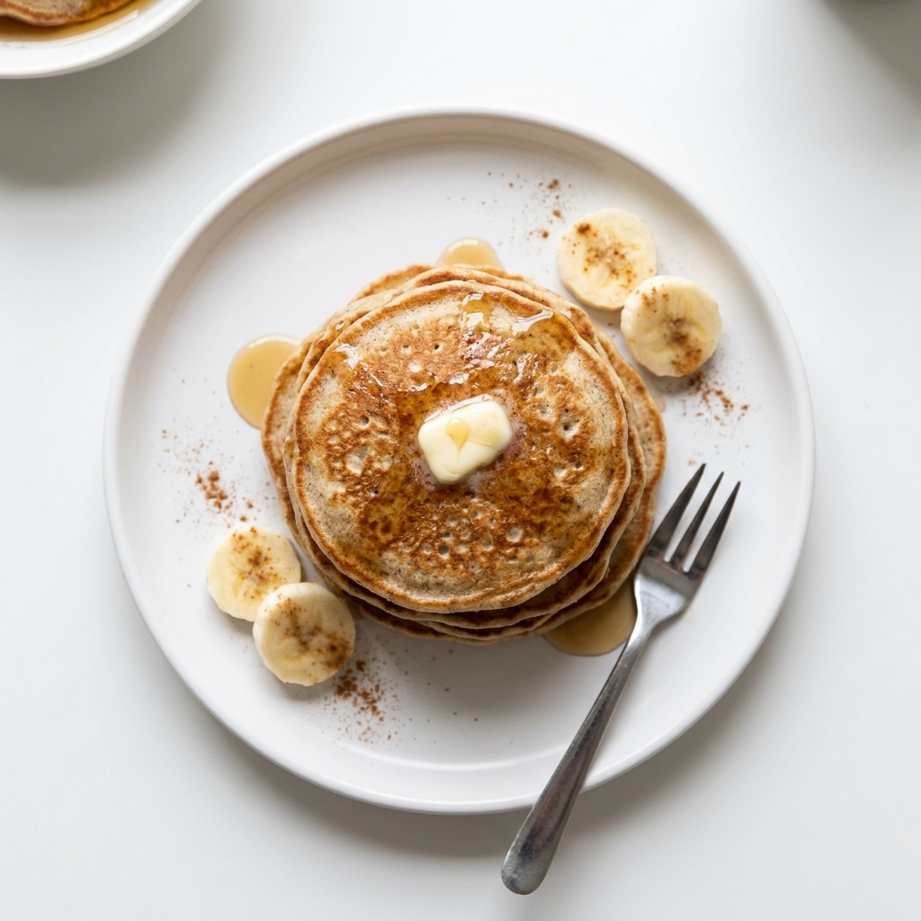 Fluffy Small Banana Pancakes, prepared as a finished Lila recipe