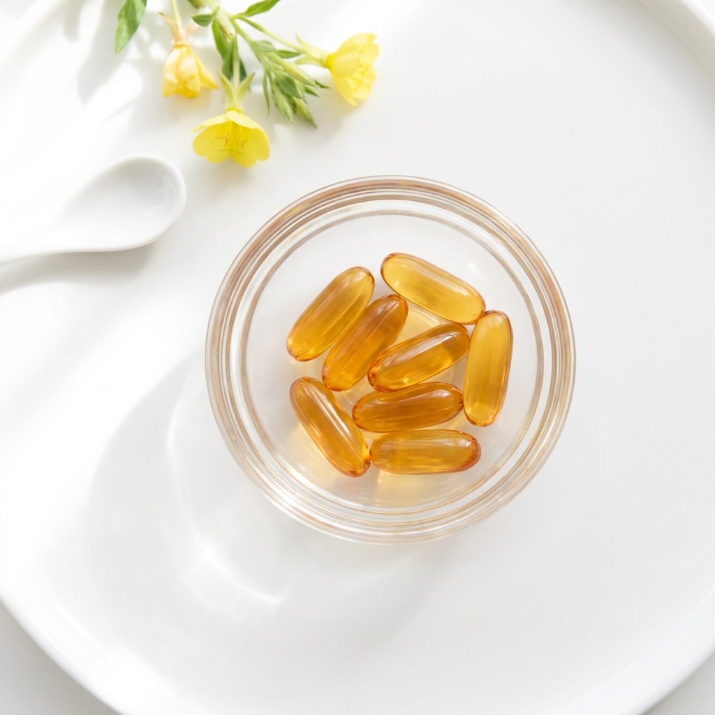 Unbranded presentation of Evening Primrose Oil Supplement