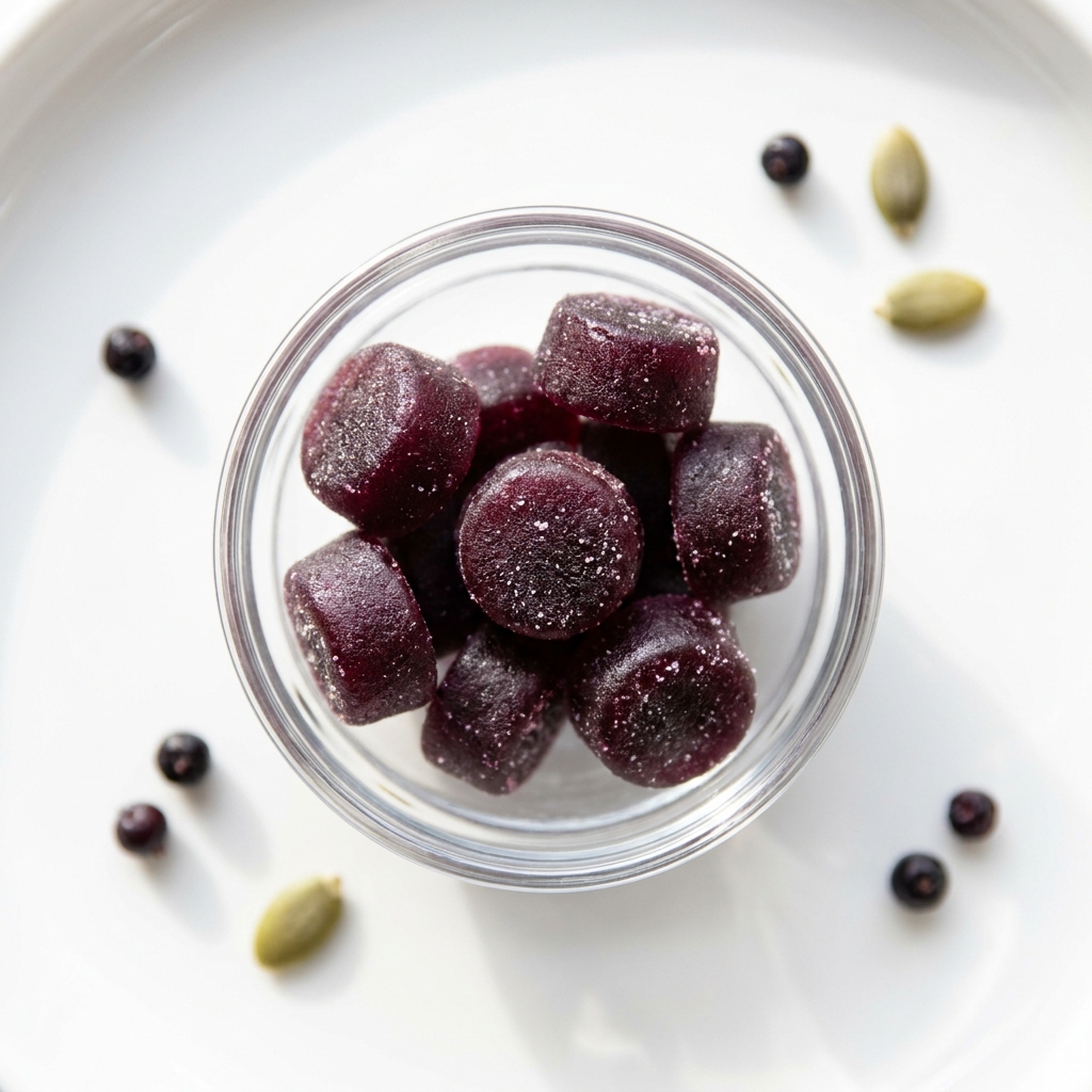Unbranded presentation of Elderberry Zinc Vitamin C Gummy