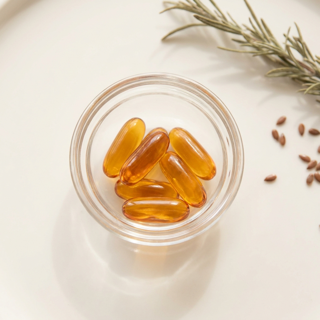 Unbranded presentation of Omega-3 Fatty Acids Supplement
