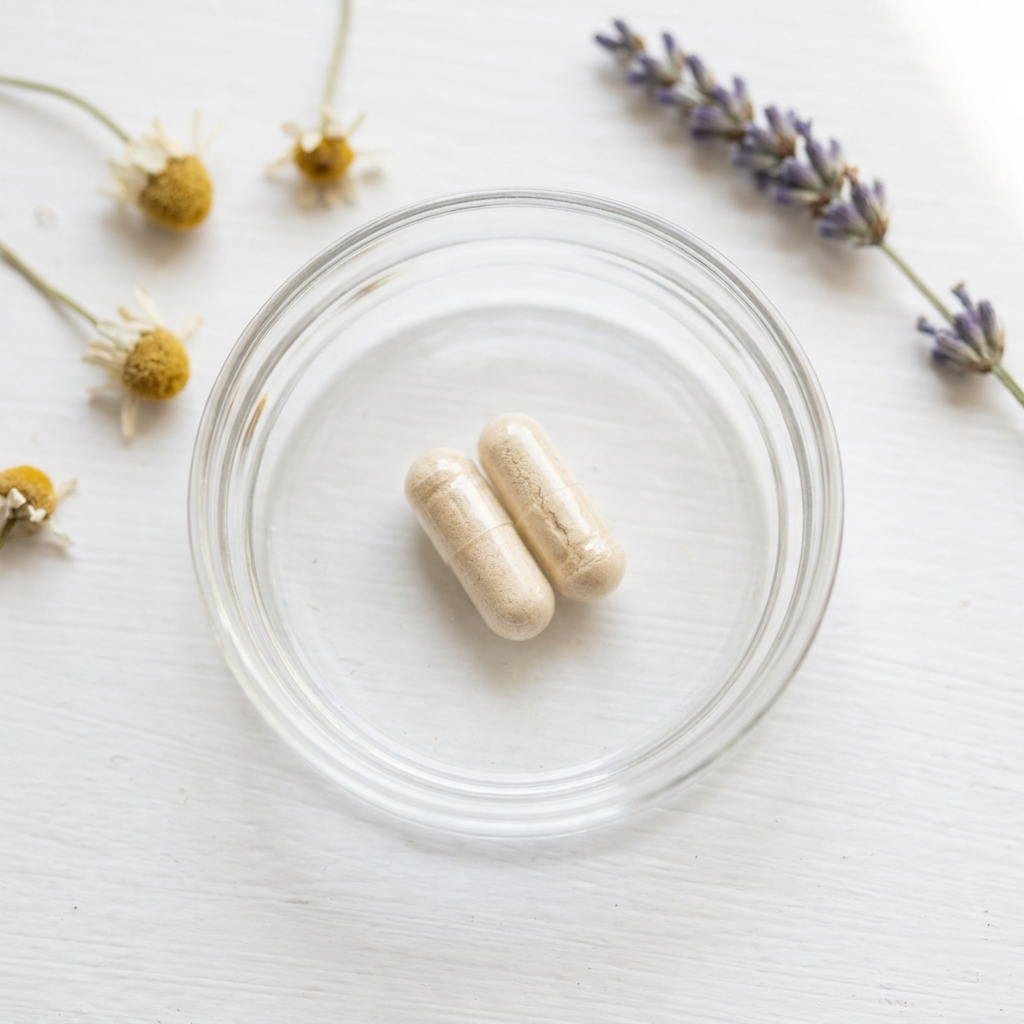 Unbranded presentation of BodyBio Calm Supplement Overview