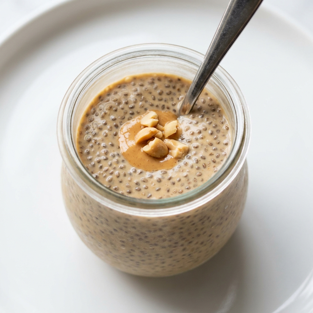 Batch Prep Peanut Butter Chia Pudding, prepared as a finished Lila recipe