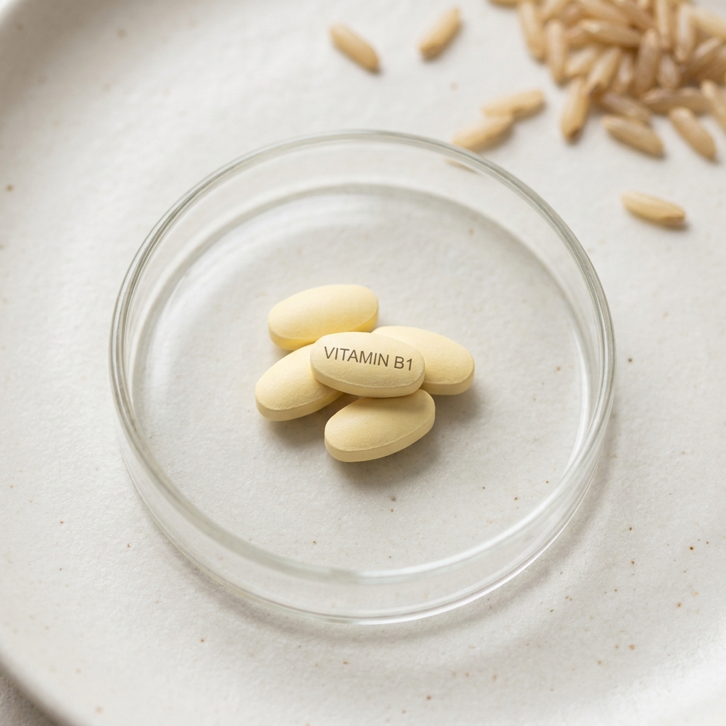 Unbranded presentation of Vitamin B1 (Thiamine) Supplement
