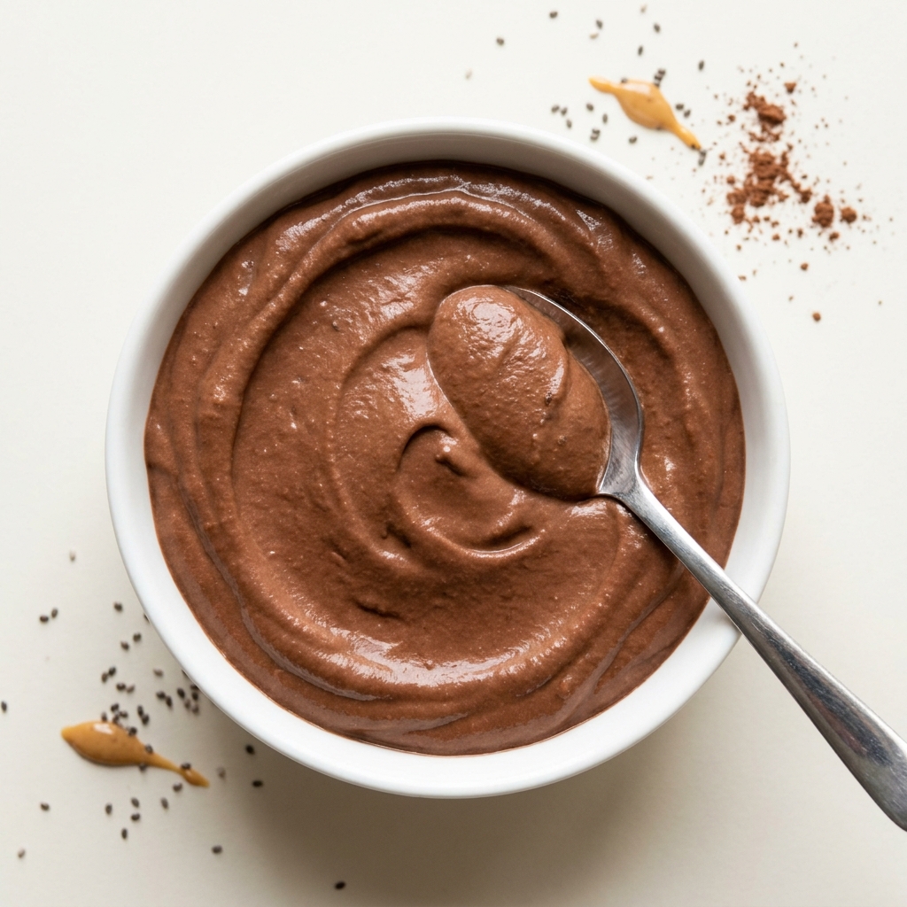 5-Minute Chocolate Peanut Butter Protein Pudding, prepared as a finished Lila recipe