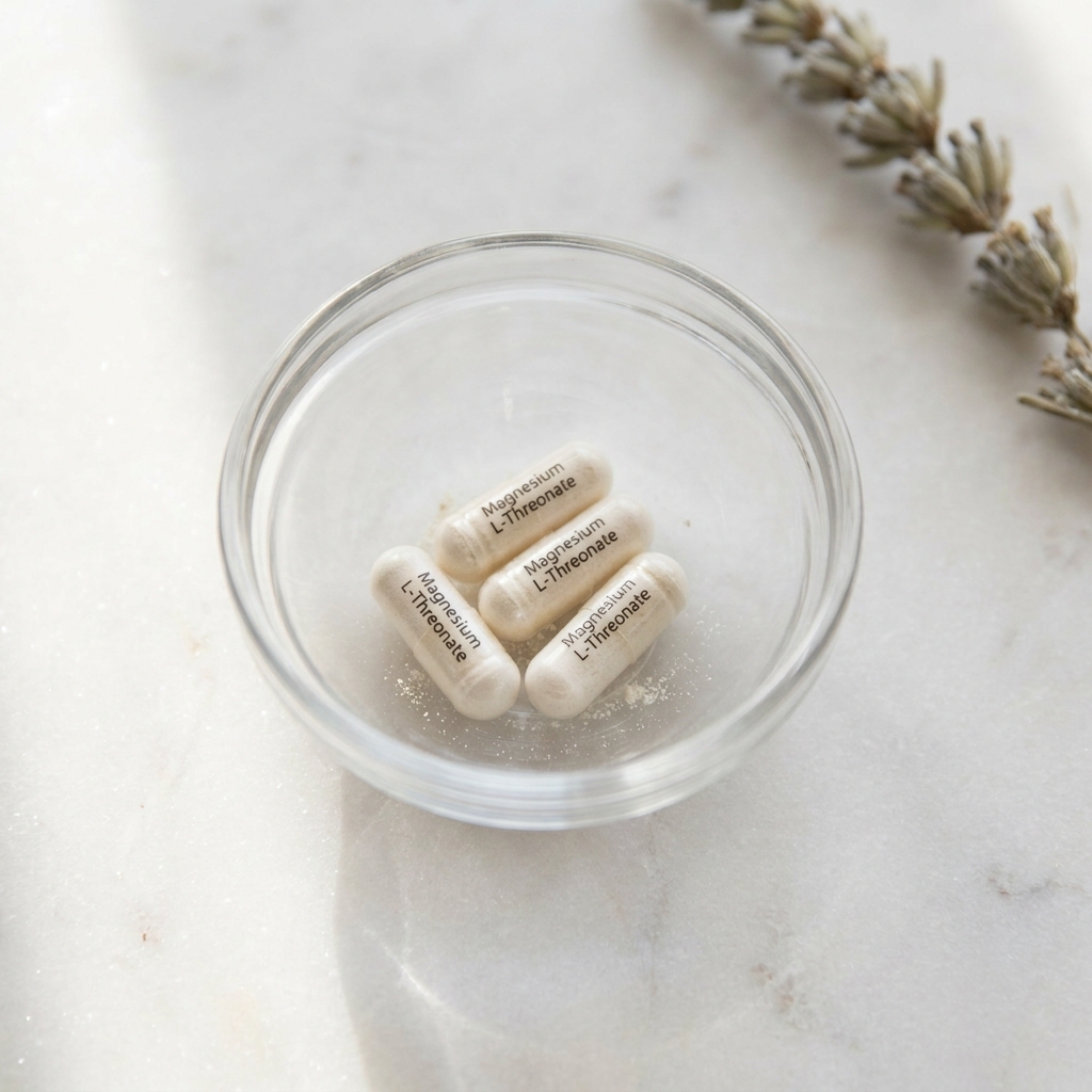 Unbranded presentation of Magnesium L-Threonate Supplement