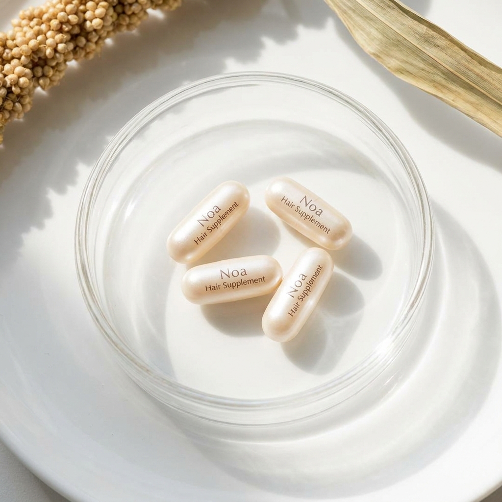 Unbranded presentation of Noa Hair Supplement