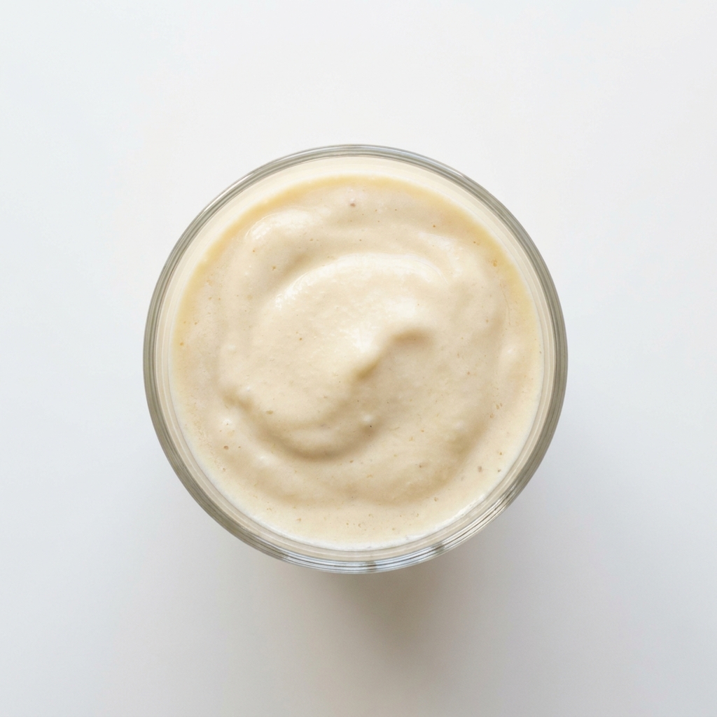 Banana Vanilla Protein Power Smoothie, prepared as a finished Lila recipe