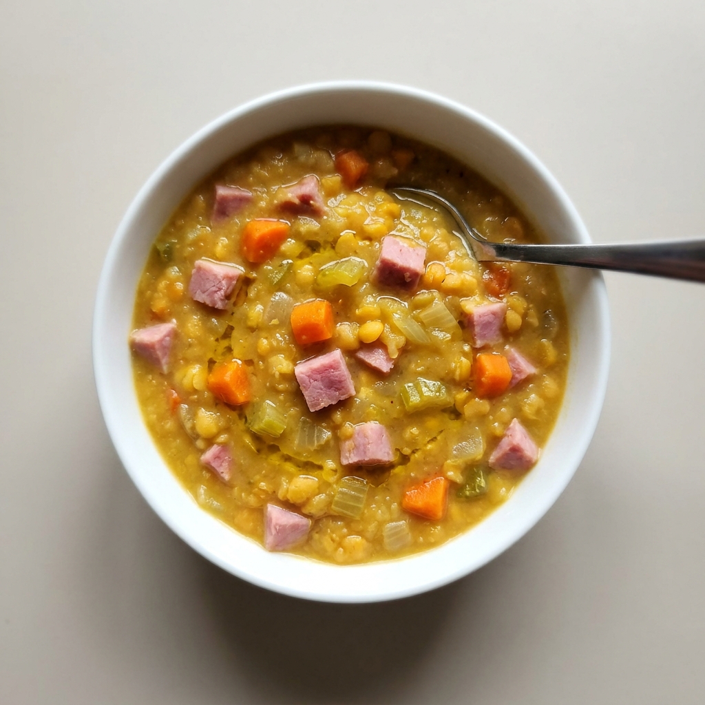 Ninja Soup Maker Split Pea and Ham Soup, prepared as a finished Lila recipe