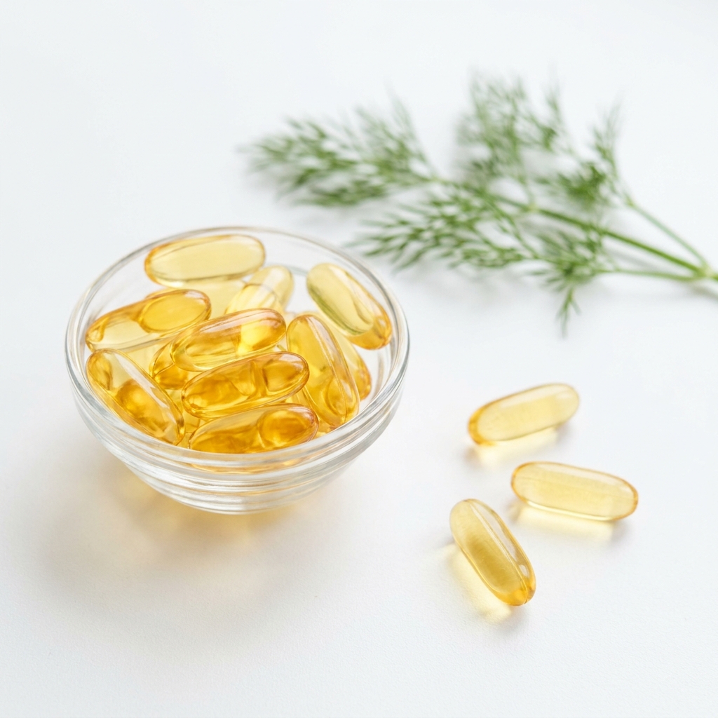 Unbranded presentation of Omega-3 EPA & DHA Supplement