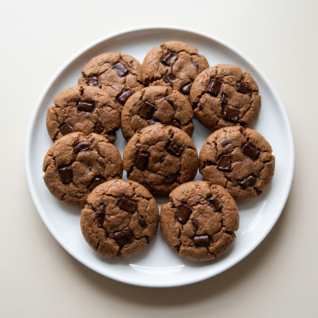 Chickpea Protein Chocolate Chip Cookies, prepared as a finished Lila recipe