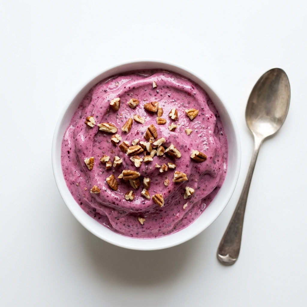 Berry Chia Soft Serve, prepared as a finished Lila recipe
