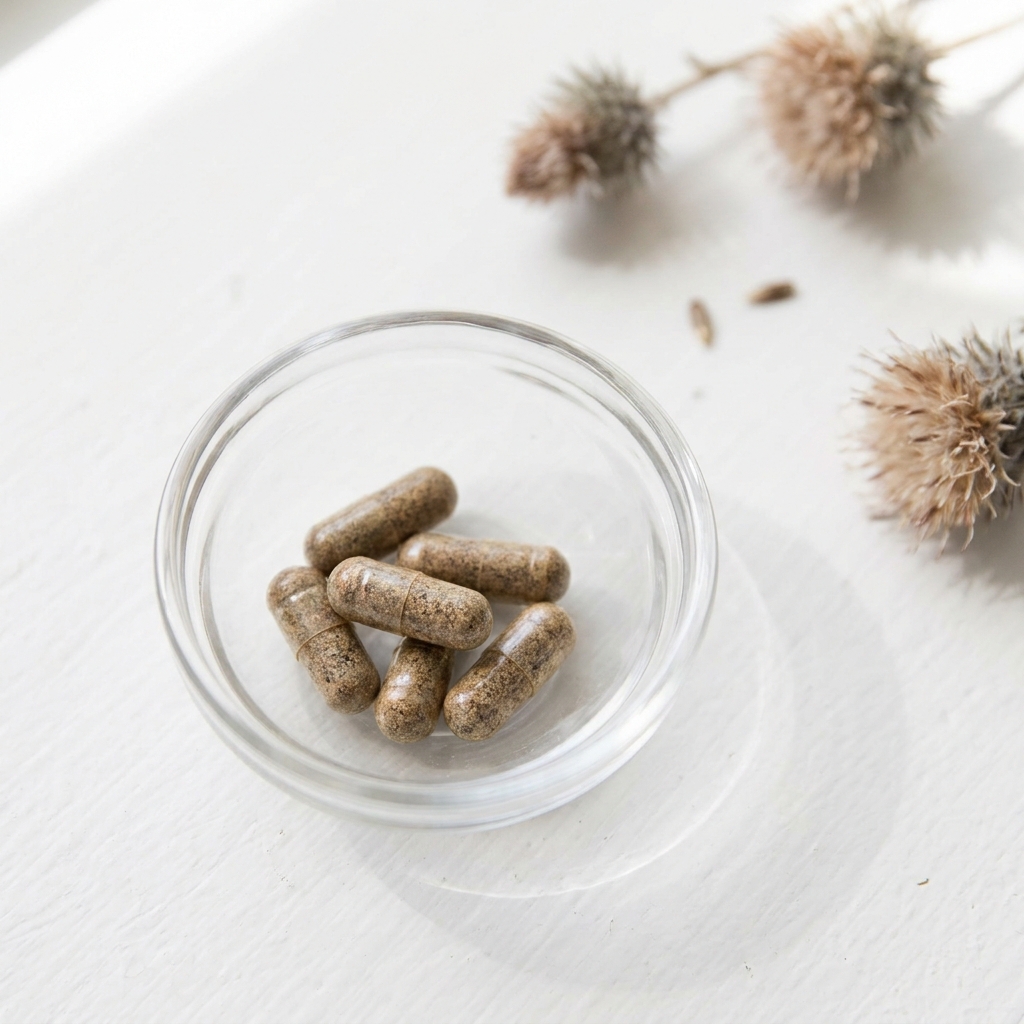Unbranded presentation of Milk Thistle Supplement