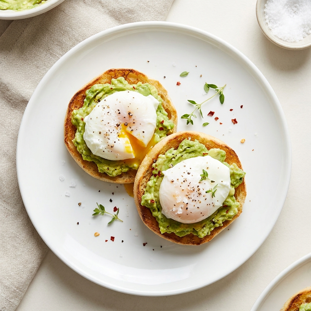 Gluten-Free English Muffin Breakfast, prepared as a finished Lila recipe