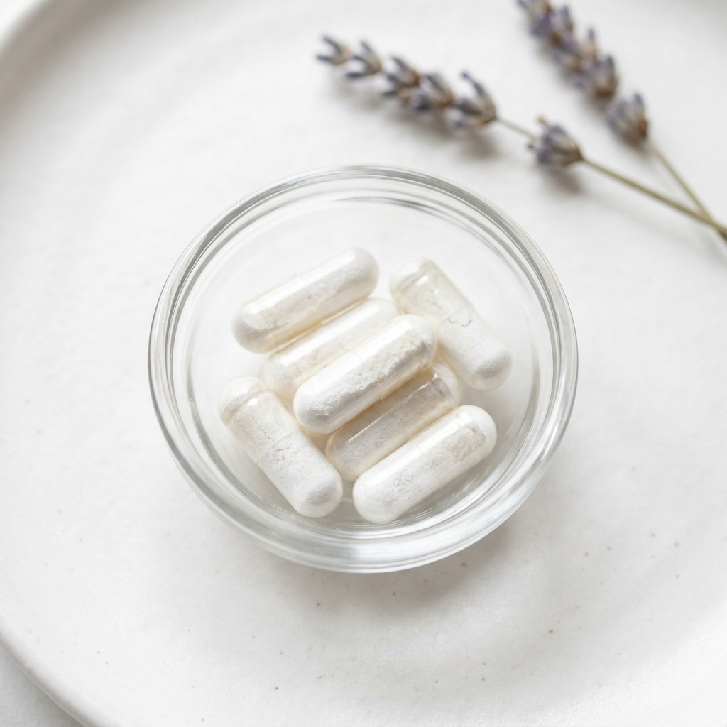 Unbranded presentation of Magnesium Supplement for Perimenopause Support