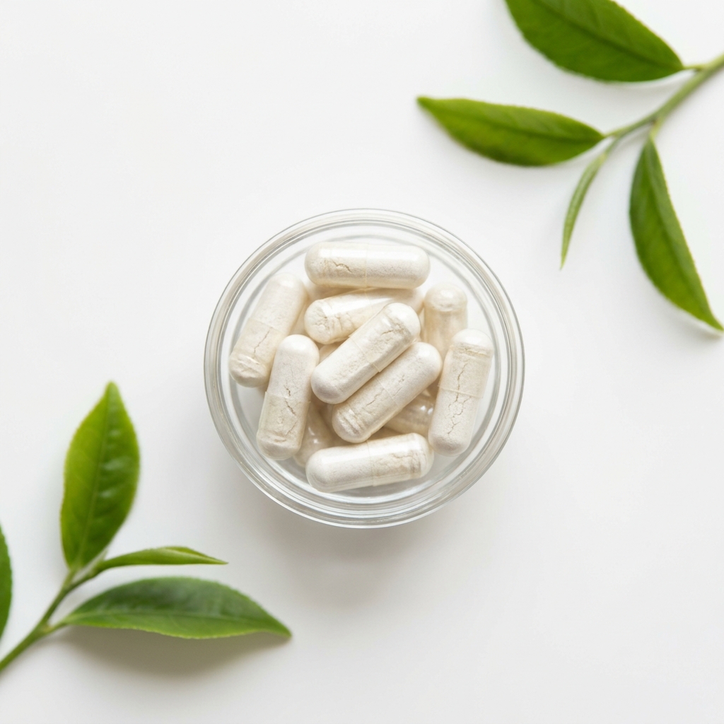 Unbranded presentation of L-Theanine Supplement