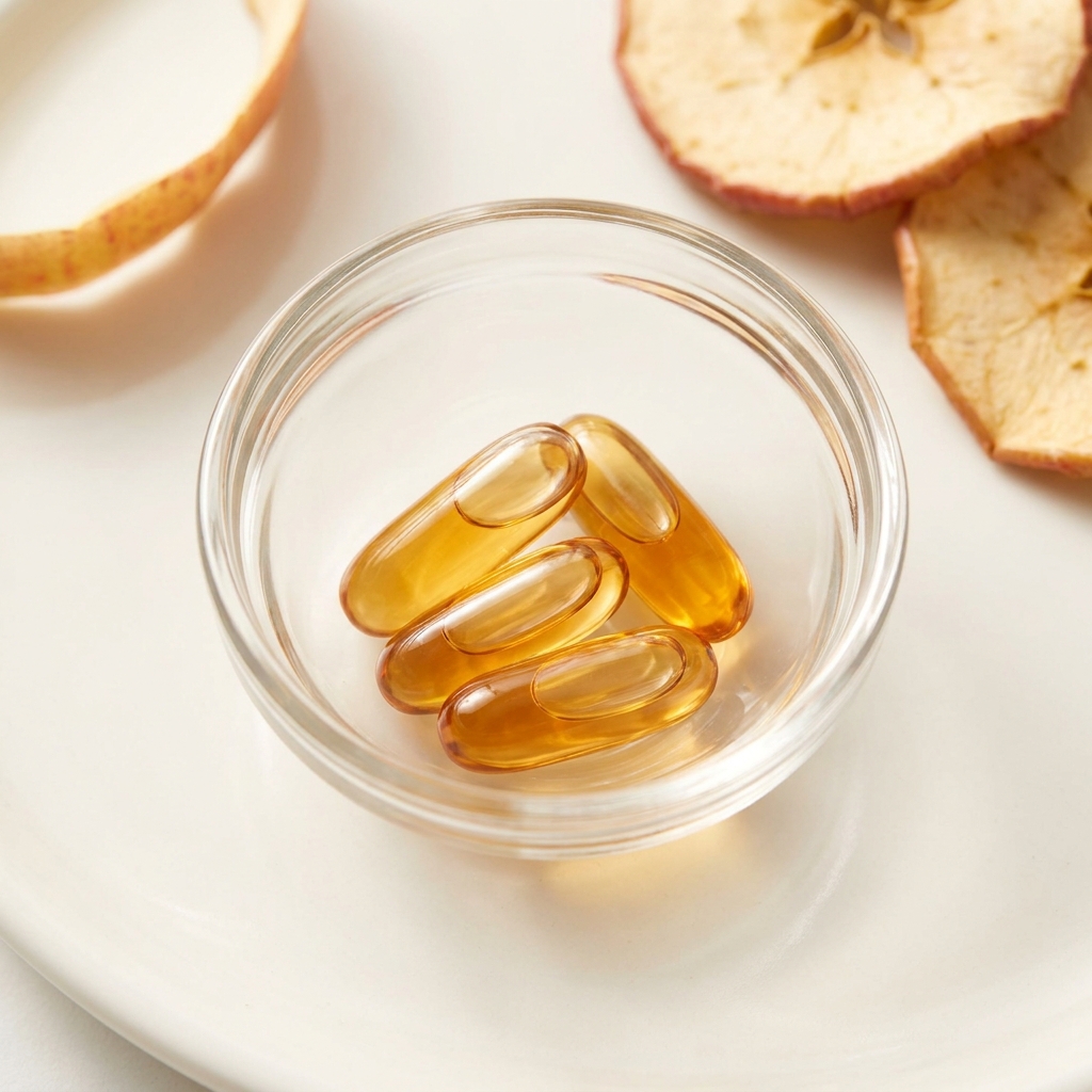 Unbranded presentation of Apple Cider Vinegar (ACV) Supplement