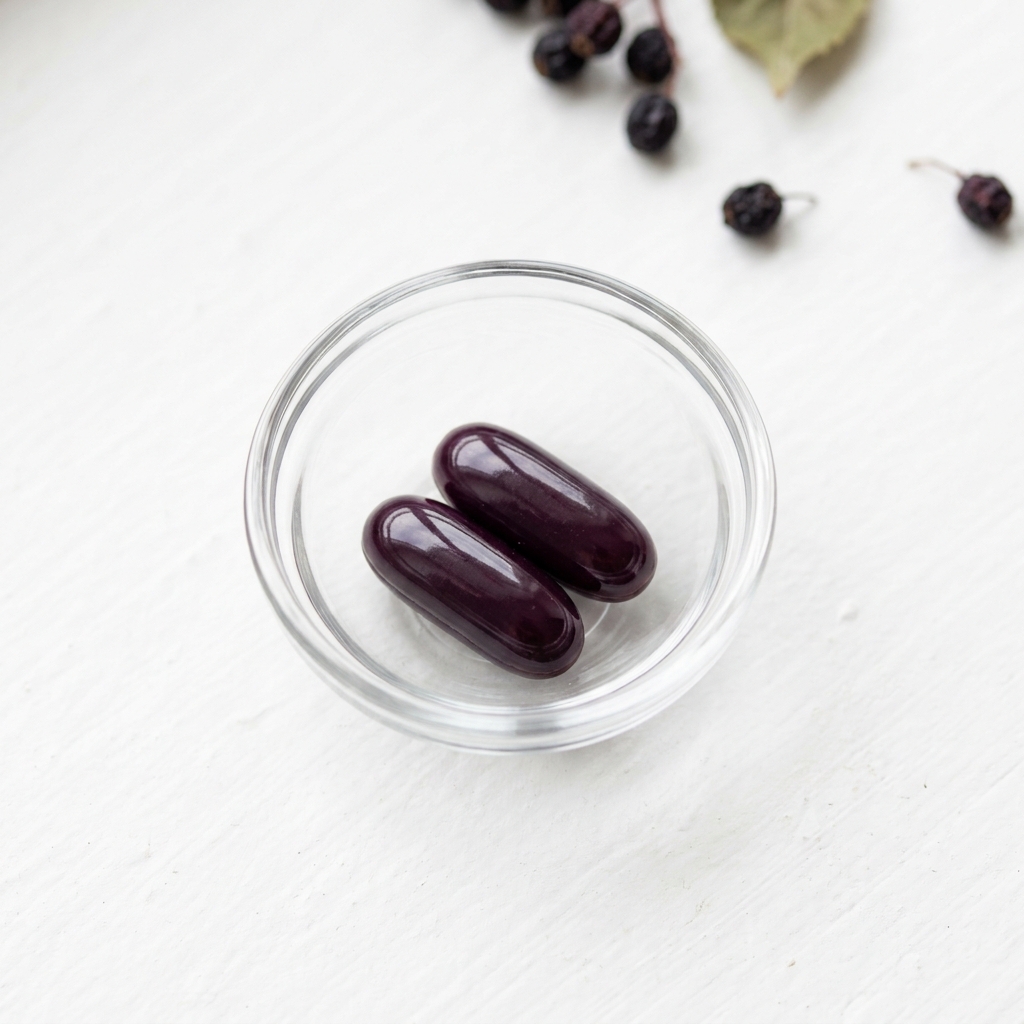 Unbranded presentation of Elderberry Supplement
